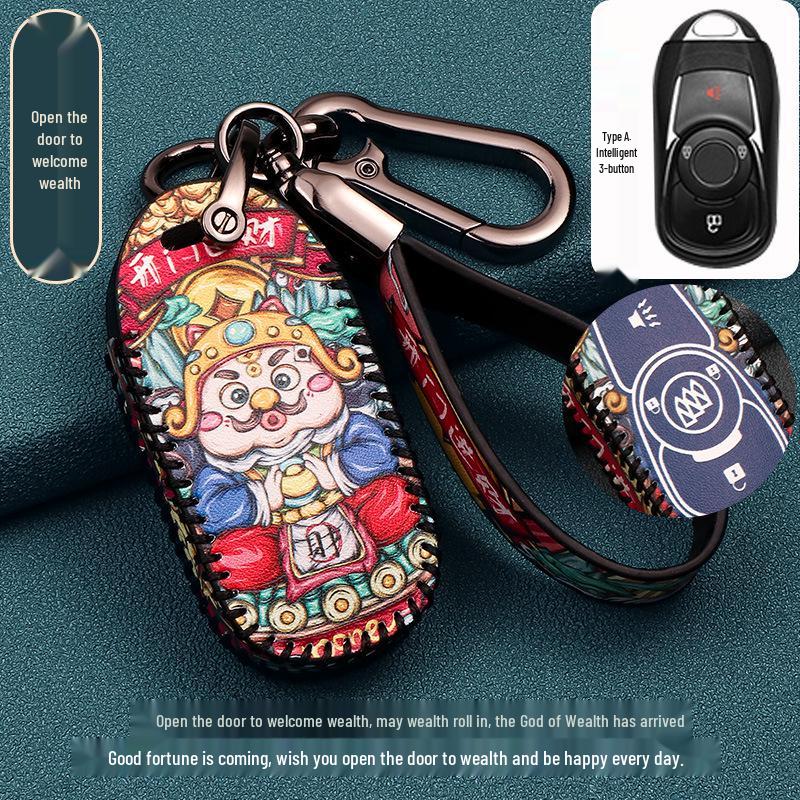 Buick Excelle, Verano, Envision, Enclave, GL8, LaCrosse, GL6, Regal Key Case: High-End Car Key Shell