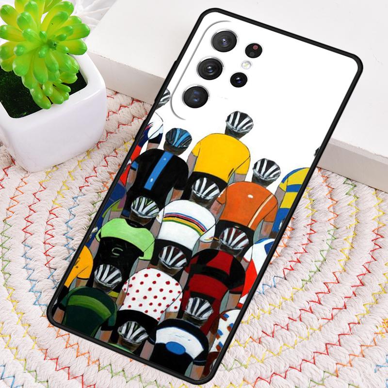 Cycling Bicycle Cycle Funny Phone Case for Samsung Galaxy Note 10 Pro S26 Ultra S23 S24 FE S25 S21 S22 PLUS Shockproof Cove