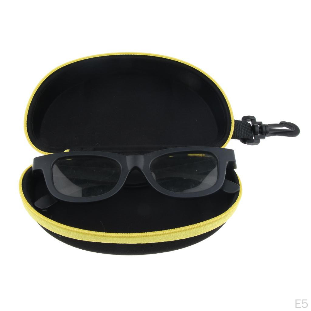 2 EVA Glasses Cases with Hanging Hook for Sports Sunglasses Eyeglasses