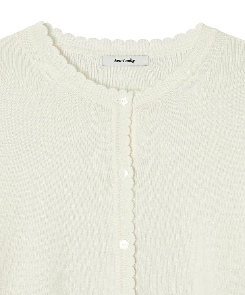 Nyuluki Base Loose Fit Cardigan_Ivory
