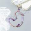 1Pc Crystal Anti-Lost Chain Cool Series Stone Summer Cell Phone Lanyard Charm Beads Chain Package Pendant Bracelet Keychain