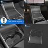Carbon Fiber Center Console Storage Organizer for Tesla Model 3 2017-2019
