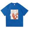 Dungeon Meshi Chimera Anatomy Diagram Graphic T Shirt Unisex Unisex Anime Vintage Gothic Loose Y2k Unisexga Fan Short Sleeve Tops