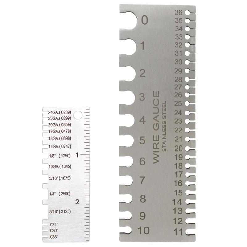 Stainless Steel Welding Gage Plated Size Inspection Tool Wire Metal Sizes Thickness Gauge Wire/Metal Sheet Thickness