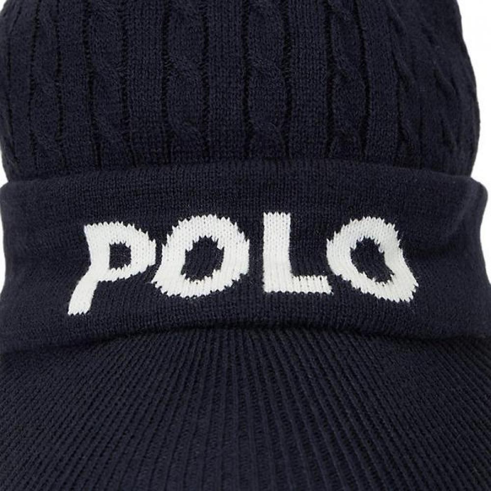 Polo Golf Men S Logo Cable Knit Pompom Cap mapghgS0j420036410