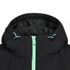 Adidas Originals Color Block Warm Multi Pocket Sports Hooded Down Jacket Women Jacket Black H64176