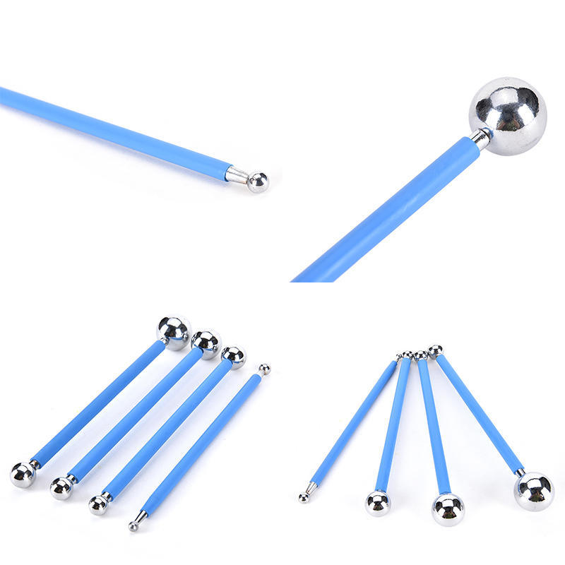 4 Pcs Stainless Molding Ball Sticks Dessert Fondant Cake Decoration Supplies