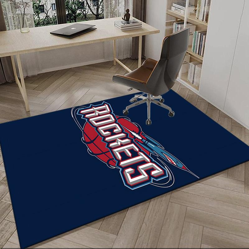 Rockets Basketball Team  Carpet, Kitchen Rugs, Yoga Mat, Non-Slip Mats, Rug for Bathroom, Living Room bedroom, Camping Rugs Christmas Gift
