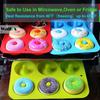 6 Holes Silicone Donut Mold Bagel Pan Non Stick Baking Heat Resistance Mini Cupcake Mould Doughnut Maker Pan Baking Tool
