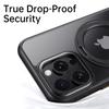 KEYSION N52 Magnetic 360° Ring Case for MagSafe for iPhone 13 14 15 Pro Max Matte Transparent Shockproof Phone Cover