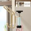 1/2Pcs 2-in1 Adjustable Desk Edge Hook Gaming Headset Desk Hanger Backpack Storage Hanging Hook Holder Punch-free Home Organizer