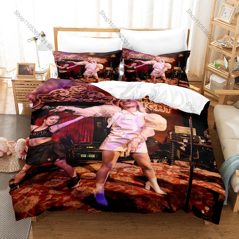 British Musician Rina Sawayama Duvet Cover + 2 Pillowcases, Unique Art Design Bedroom Bedding Set