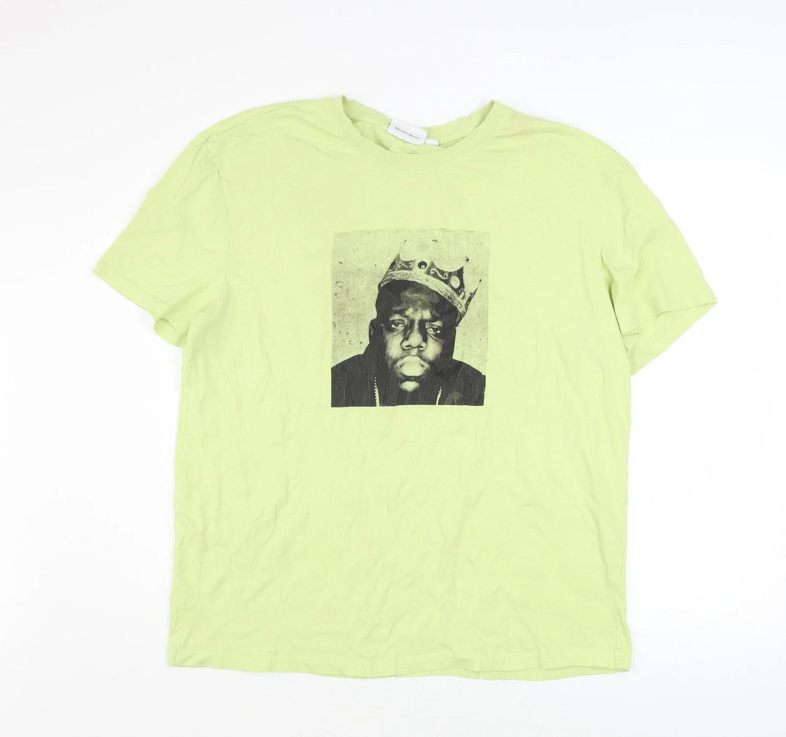 

The Notorious B.I.G. Men s Green L Graphic Music T-Shirt S