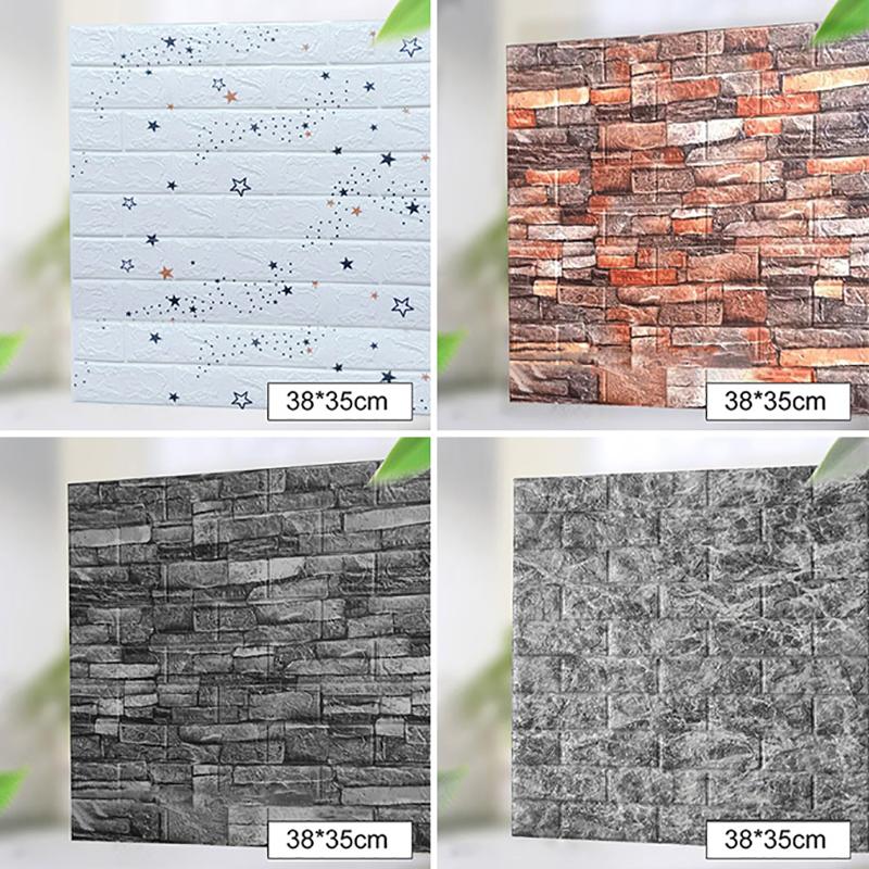 

Ретро водонепроницаемая настенная нашивка Персональные маслостойкие самоклеящиеся обои