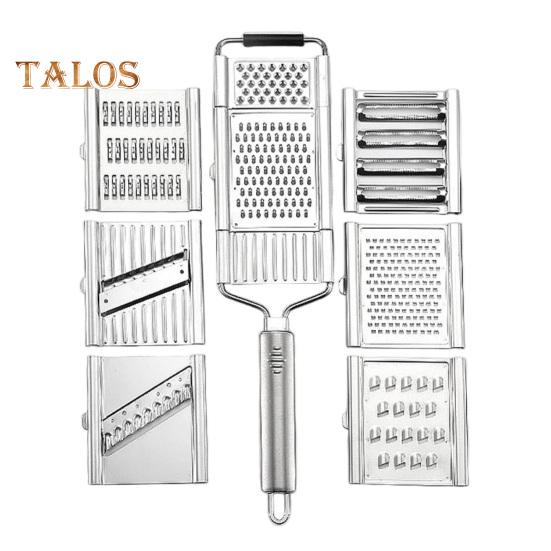 Vegetable Slicer Stainless Steel Food Slicer Removable Blade Kitchen Slicer Vegetable Cutter for Salads Cheese Fruit