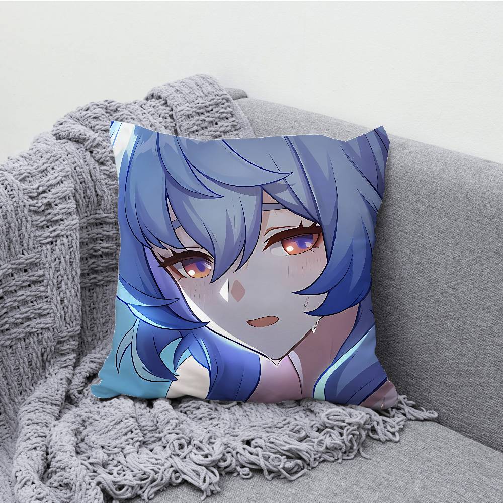 Ganyu Pillow Case For Sofa Decor Car Office Room Printing Cushion Cover Decorations and Protector