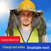 Extra Large Summer Sun Protection Hat for Outdoor Construction: Breathable, Wide Brim Safety Helmet