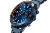 Lilianthal Berlin Chronograph Watch with Date Made in Blue Men's Display, Germany, C02-003-B040EB,