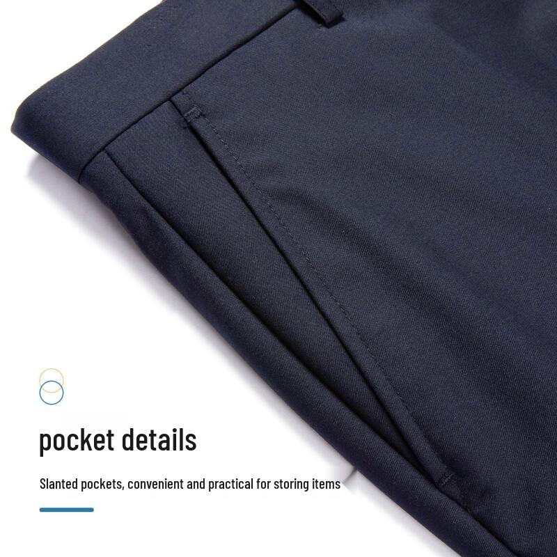 MONTAGUT Men's Smooth Easy-Care Straight Leg Casual Trousers (New Year Gift)