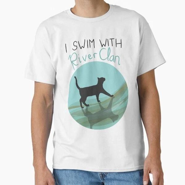 Riverclan Pride Black Cat Silhouette Classic T Made In UsaAus TShirt S2xl S