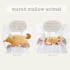 Ribuhato Marshmallow Animal Penguin Plush Toy Soft and Squishy 11cm