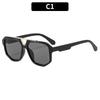European and American box retro classic double beam pilot sunglasses versatile outdoor sunscreen fashion sunglasses