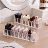 Clear Makeup Organizer 8 Compartments Cosmetic Display Holder Cosmetic Storage Box  Vanity