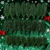 50Pcs Artificial Pine Needles Fake Plant for Christmas Decorations Home Decor New Year 2026 DIY Craft Garlands Gift Accessories