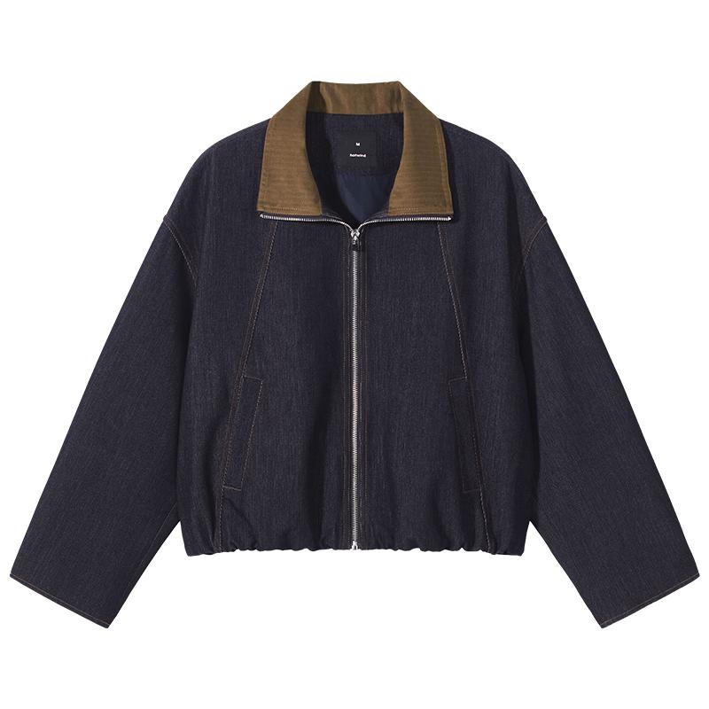 Hotwind Women s Faux Denim Retro Jacket M
