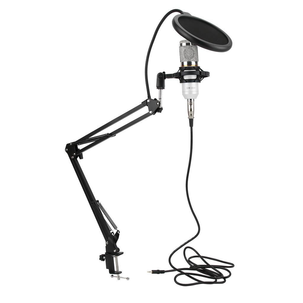 Condenser Microphone Kit USB with Flexible Arm BM800 for PC Desktop Notebook Computer