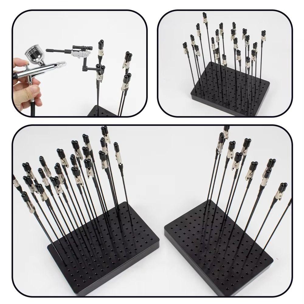 Modeling Tools Model Spray Stand Base Metal Clips Model Paint Holder Model Airbrush Paint  Handmade