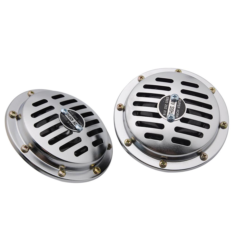 AD Car Horn Universal Super Loud 12V Horn Electric Motorcycle Horn Waterproof Horns Siren for Car Motorcycle Motorbike Truck SUV