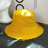Sunshade Thin Bucket Hat Simple Sun Protection Cap Soft Raw Edge Fisherman Hat  Spring