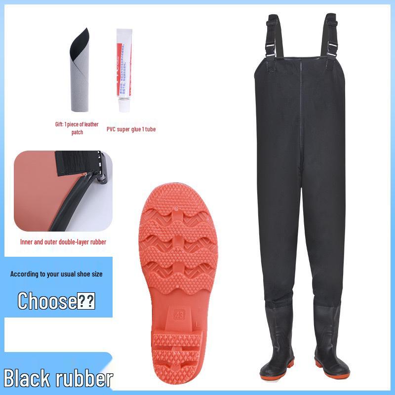 Waterproof Wear-Resistant Fishing Waders with Non-Slip Boots