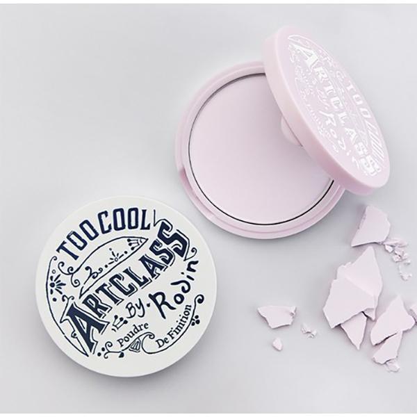 Too cool for school Artclass By Rodin Finish Setting Pact (4g) – Milky Violet Tone-Up Powder for Oil Control, Korean