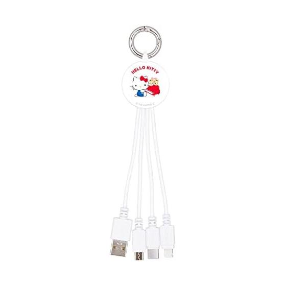 Gourmandise Sanrio Multi Charging Cable Hello Kitty SANG-297KT
