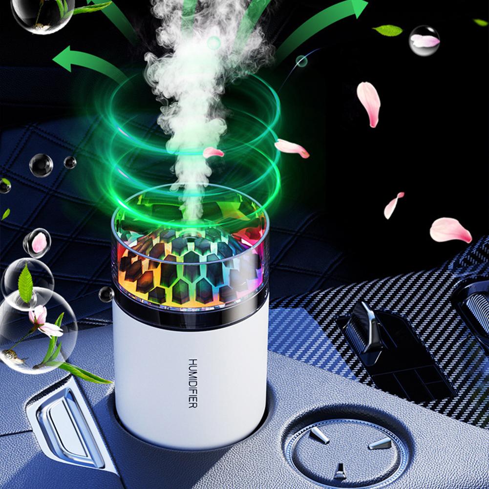 Car Diffuser Humidifier With LED Light Air Aromatherapy Air Freshener For Home / Office / Car Use