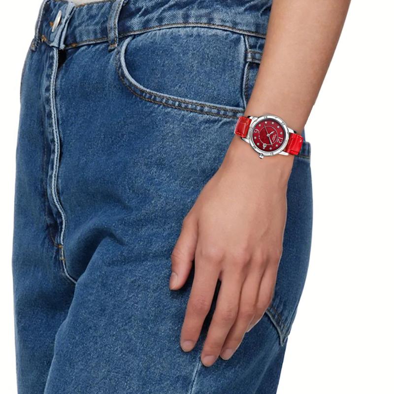 Casio CASIOSHEEN series three-hand series gentle and exquisite design quartz business quartz movement leather strap Japanese and Korean SHE-4021L-4AQ