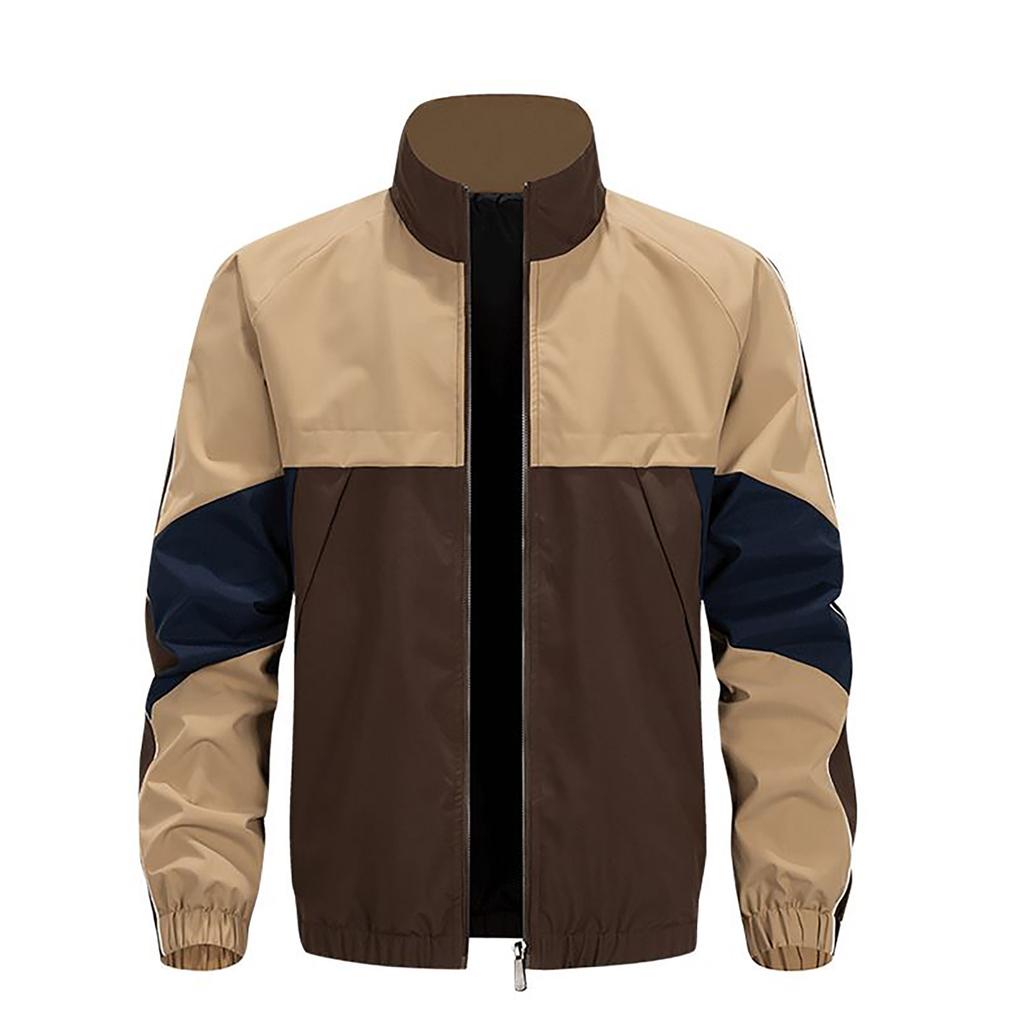 Men'S Loose Jacket Fashionable Multi Pocket Jacket