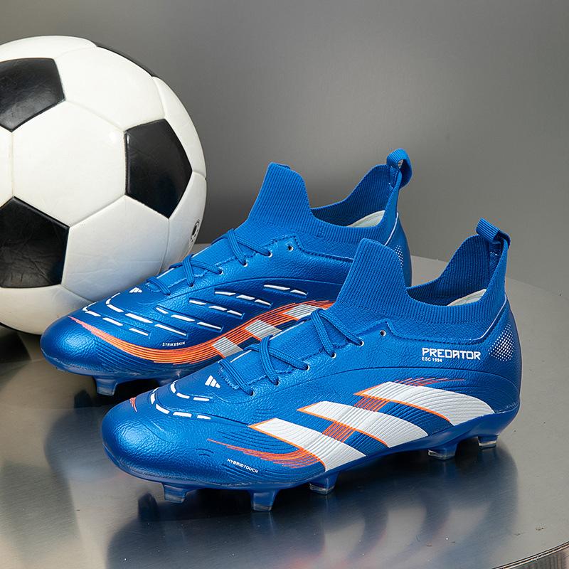 

Взрослая футбольная обувь Мужская подростковая Обувь с длинными шипами Обувь для старших детей Ученики средней школы Специальные профессиональные кроссовки Обувь Путянь Цзиньцзян 45 синий