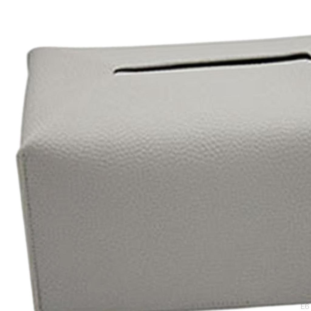 Elegant Faux Leather Tissue Holder for Home and Office
