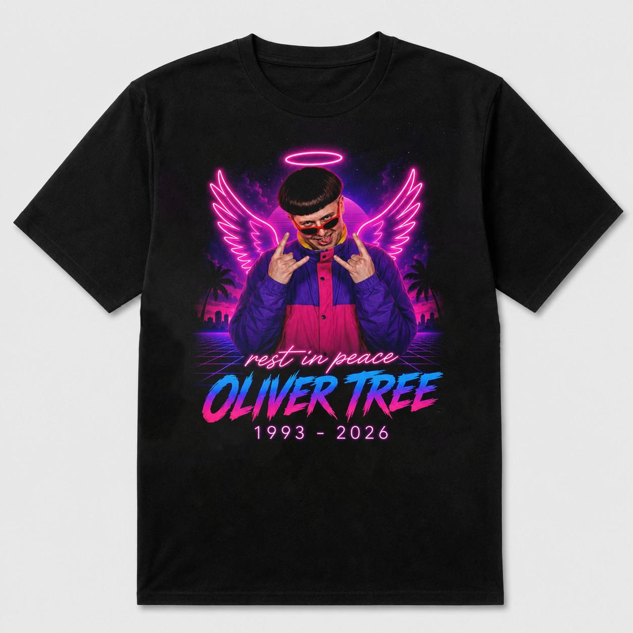 Oliver Tree Tribute Rest In Peace 1993-2026 Memorial Unisex S-5XL Shirt YH379 XL