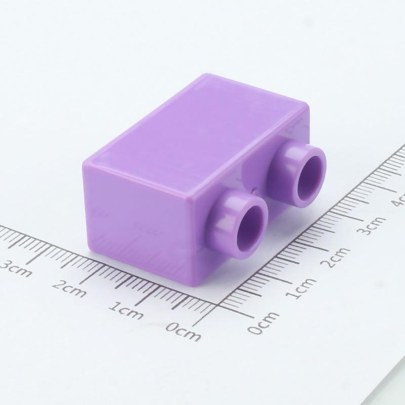 4 pezzi Mattoncini da Costruzione Grandi Fai da te 1x2 Mattoncini Grande Dimensione Accessori Assemblati Pezzi all'Ingrosso Giocattolo Educativo per Bambini