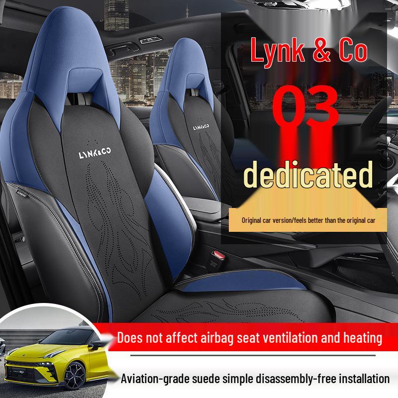Lynk&Co 03 Autostoelkussen - Nieuw Model Zadelhoes voor Voertuigen met Vijf Zitplaatsen