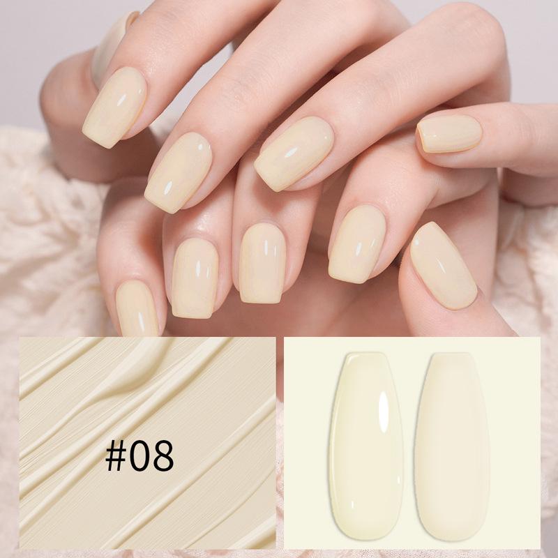 Monja 10-Color Whitening Ice Nail Gel Set - 2025 Bride Series