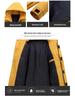 Youth Hooded Cotton-Padded Jacket: Men's Mid-Length Casual College Style Workwear, Cold-Resistant School Uniform