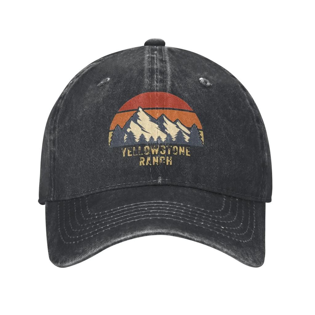 aRip Wheeler Yellowstone Unisex Baseball Cap John Dutton Ranch Distressed Washed Caps Hat Casual Outdoor Workouts Gift Sun Cap