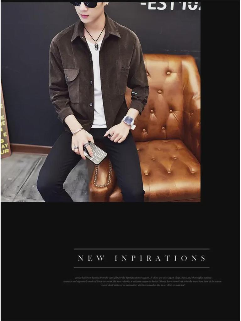 Men's Fashionable Casual Jackets - Japanese Style, Large Sizes, Autumn & Winter 2019 Trend