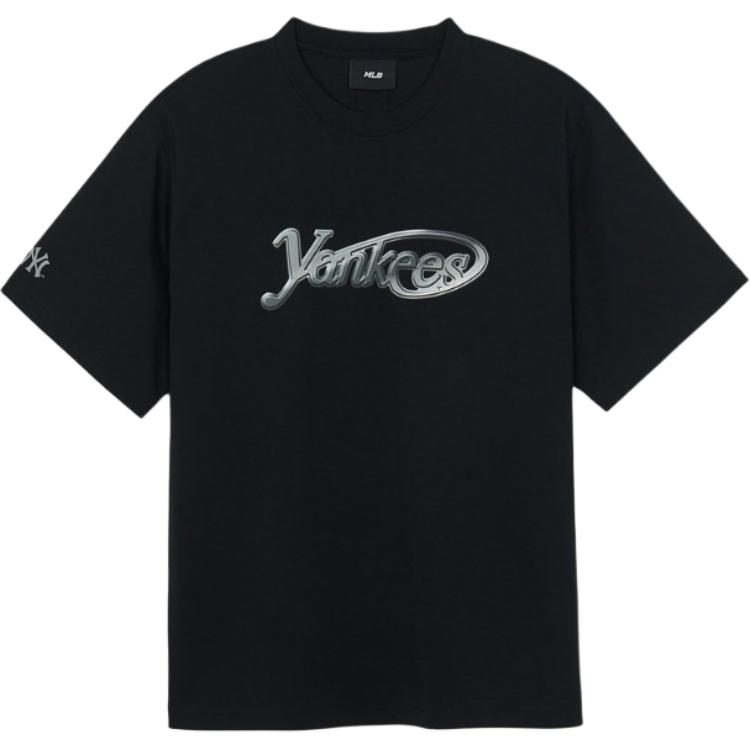

New MLB New York Yankees Basic Collection SS25 T Shirt Unisex Black 3ATSB6853-50BKS M
