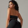 European and American Seamless Halter Neck Sports Bra for Women - Yoga & Running Tank Top